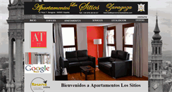 Desktop Screenshot of apartamentoslossitios.com